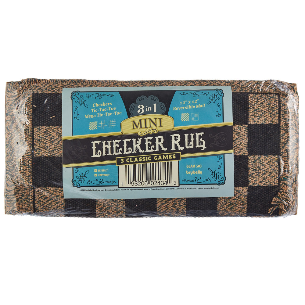 3-in-1 Mini Checkers Rug (ONLINE ORDER ONLY)