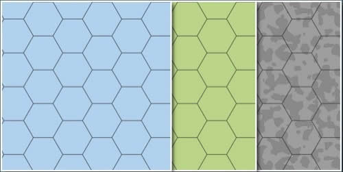 GGP1112 Gaming Paper 1in Hexes Combo Pack (100 Sheets) (ONLINE ORDER ONLY)