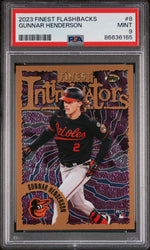 2023 TOPPS FINEST FLASHBACKS GUNNAR HENDERSON  #8 - PSA 9 (Online Order Only)