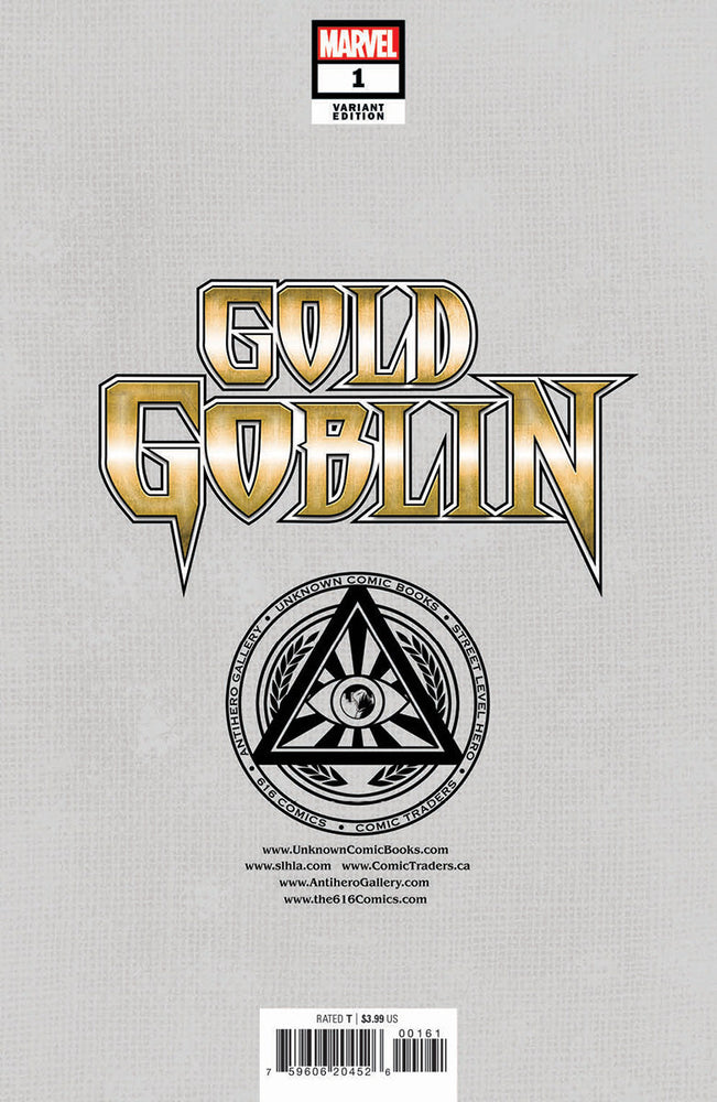 Gold Goblin #1 Unknown Comics Alan Quah Exclusive Var (11/16/2022) (Online Only)
