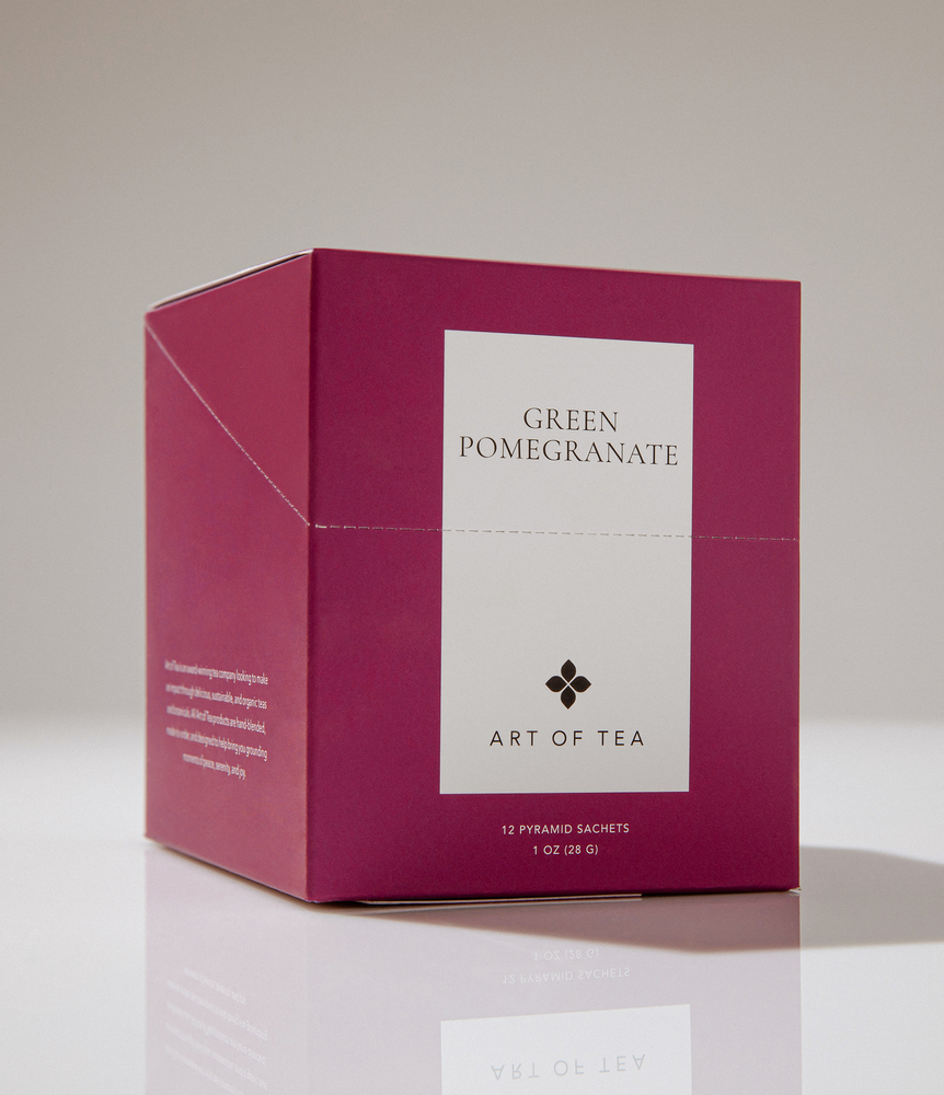 Green Pomegranate Tea Eco Teabag Sachets (Online Only)