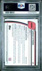Graded 2024 Topps Bowman Chrome University Sarah Strong #62 Rookie RC Basketball Card PSA 9 Mint (ONLINE ORDER ONLY)
