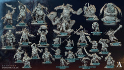 3D Printed Archvillain Games Giantkin - Torlok Clan Torlok Basher 28 32mm D&D (Online Only)