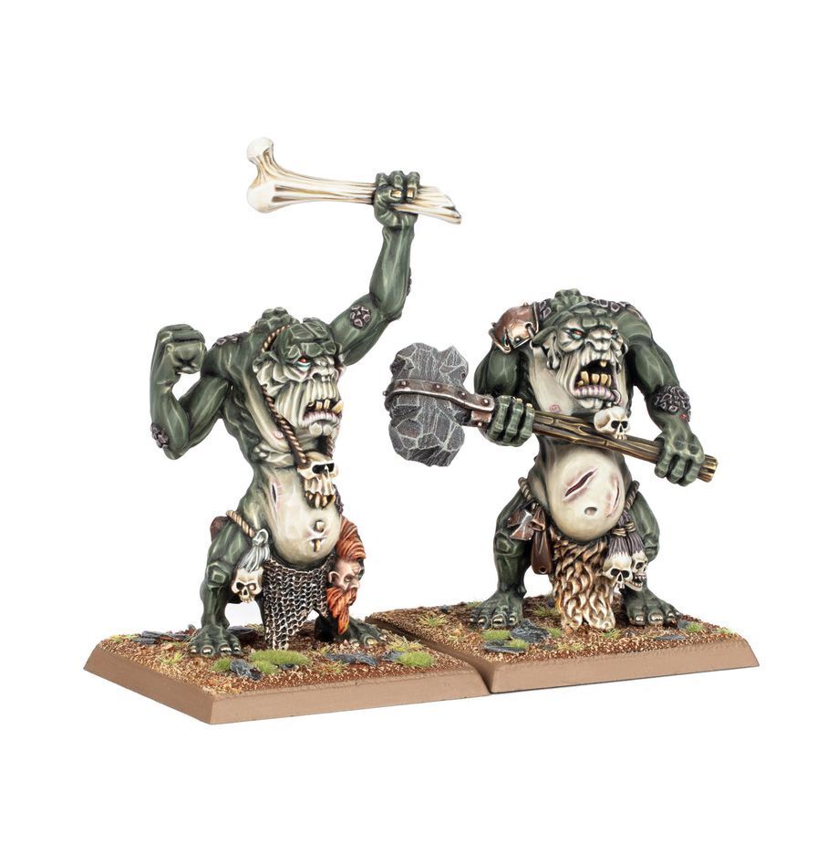 Warhammer: The Old World - Orc & Goblin Tribes - Common Trolls (ONLINE ORDER ONLY)