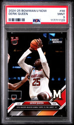 Graded 2024 Topps Bowman U Now Derik Queen #98 Rookie RC Basketball Card PSA 9 Mint (ONLINE ORDER ONLY)