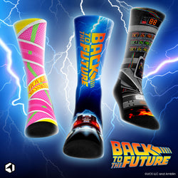 Back to the Future "Title Sequence" Unisex Socks (ONLINE ORDER ONLY)