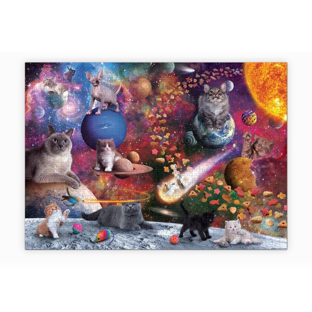 Galaxy Cats 1000 Piece Jigsaw Puzzle Fred (ONLINE ORDER ONLY)