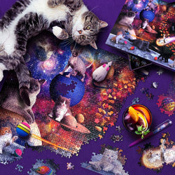 Galaxy Cats 1000 Piece Jigsaw Puzzle Fred (ONLINE ORDER ONLY)