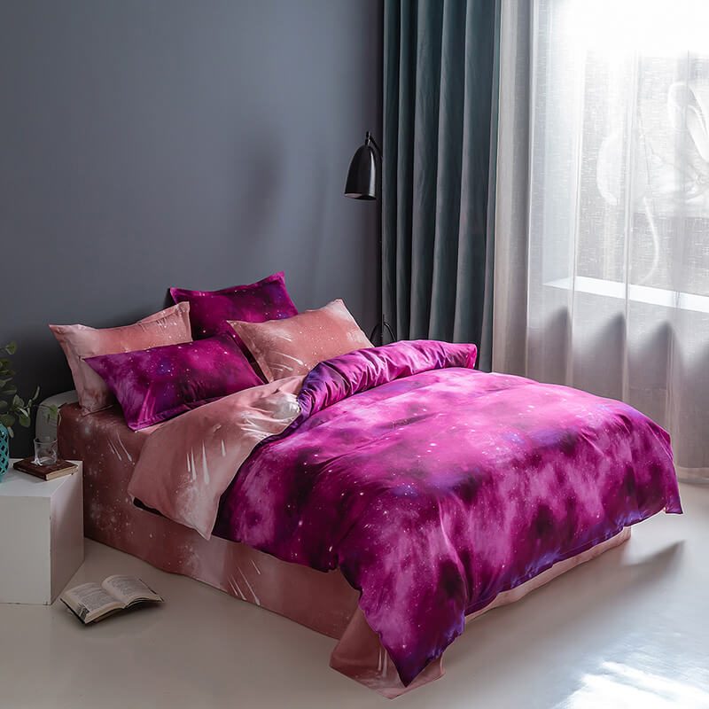Galaxy Pattern Bedding Sets Quilt Covers Room Decoration (Online Order Only)