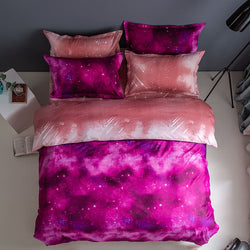 Galaxy Pattern Bedding Sets Quilt Covers Room Decoration (Online Order Only)