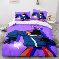 Game FNF Whitty Bedding Sets Soft Quilt Covers (Online Order Only)