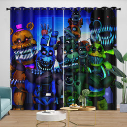 Game Five Nights At Freddys Curtains Blackout Window Drapes (Online Order Only)