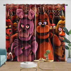 Game Five Nights At Freddys Curtains Pattern Blackout Window Drapes (Online Order Only)