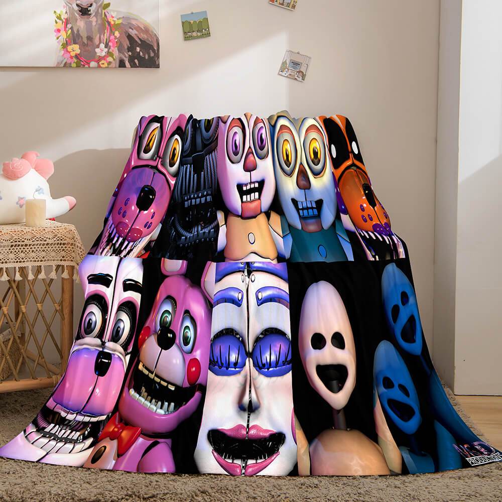 Five Nights at Freddy's Flannel Fleece Blanket (Online Order Only)