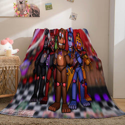 Five Nights at Freddy's Flannel Fleece Blanket (Online Order Only)