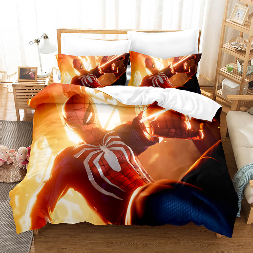Game Marvels Spider-Man Bedding Sets Quilt Cover Without Filler (Online Order Only)