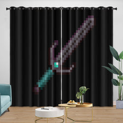 Game Pattern Minecraft Curtains Window Drapes Room Decoration (ONLINE ORDER ONLY)