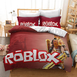 Game Roblox Cosplay Bedding Set Quilt Cover Without Filler