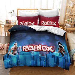 Game Roblox Cosplay Bedding Set Quilt Cover Without Filler