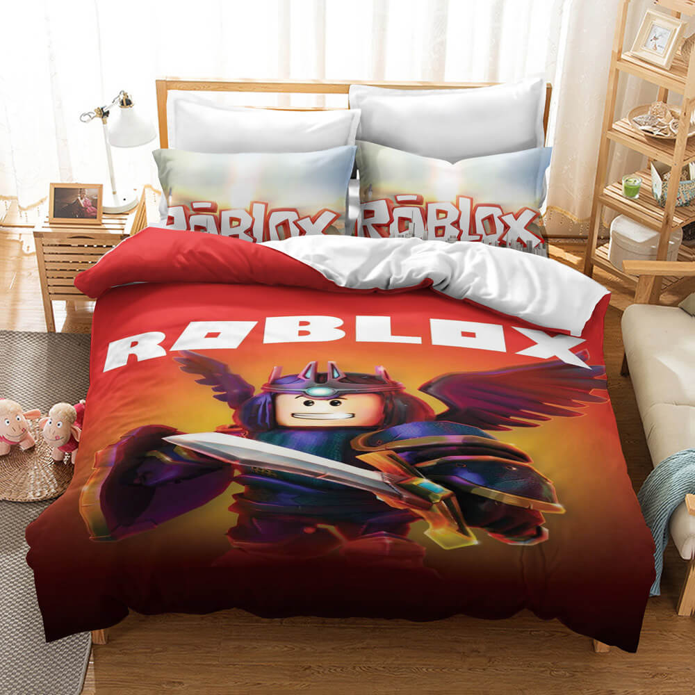 Game Roblox Cosplay Bedding Set Quilt Cover Without Filler