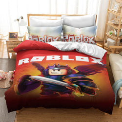 Game Roblox Cosplay Bedding Set Quilt Cover Without Filler