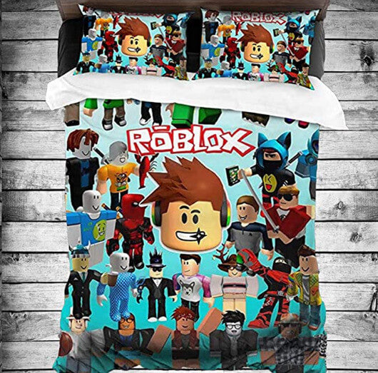 Game Roblox Cosplay Bedding Set Quilt Cover Without Filler
