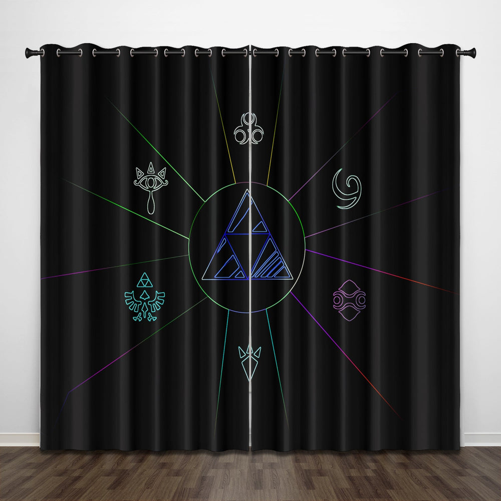 Game The Legend of Zelda Curtains Pattern Blackout Window Drapes (Online Order Only)