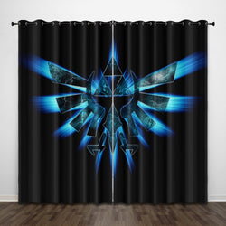 Game The Legend of Zelda Curtains Pattern Blackout Window Drapes (Online Order Only)