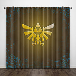 Game The Legend of Zelda Curtains Pattern Blackout Window Drapes (Online Order Only)
