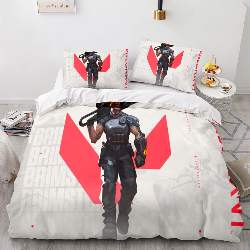 Game VALORANT Bedding Set Quilt Cover Without Filler (Online Order Only)