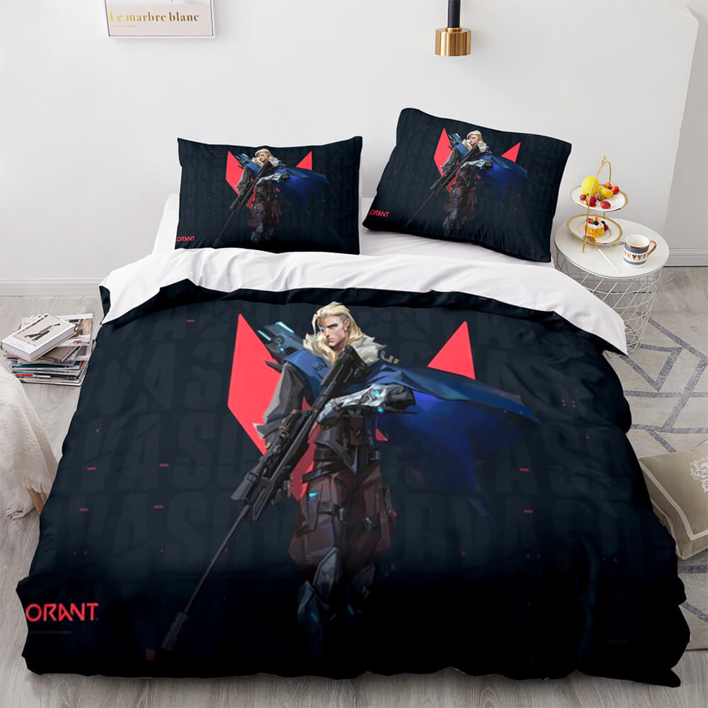 Game VALORANT Bedding Set Quilt Cover Without Filler (Online Order Only)