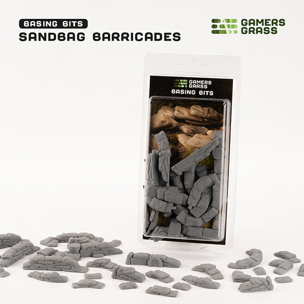 Gamers Grass Basing Bits: Sandbag Barricades (ONLINE ORDER ONLY)