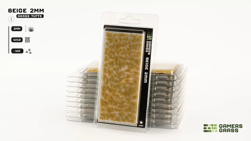 Gamers Grass Tufts: Beige 2mm- Wild (ONLINE ORDER ONLY)