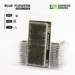 Gamers Grass Tufts: Blue Flowers - Wild