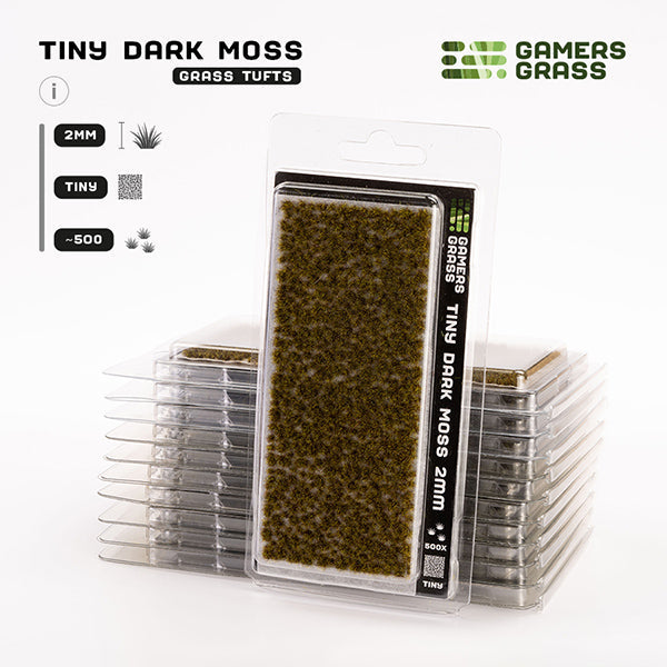 Gamers Grass Tufts: Dark Moss- Tiny (ONLINE ORDER ONLY)
