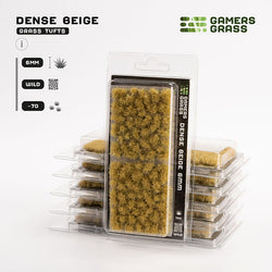 Gamers Grass Tufts: Dense Beige - 6mm - Wild