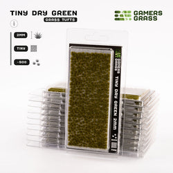 Gamers Grass Tufts: Dry Green- Tiny (ONLINE ORDER ONLY)
