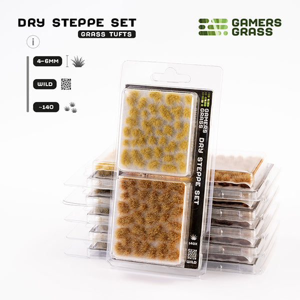 Gamers Grass Tufts: Dry Steppe Set- Wild (ONLINE ORDER ONLY)