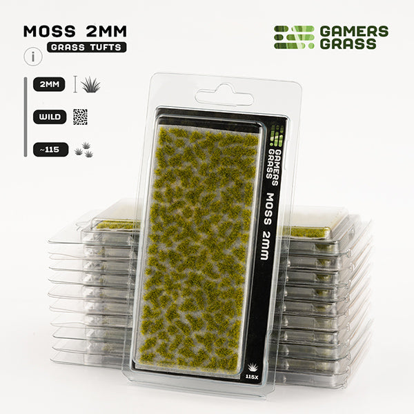 Gamers Grass Tufts: Moss 2mm- Wild (ONLINE ORDER ONLY)