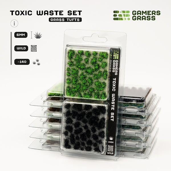Gamers Grass Tufts: Toxic Waste Set- Wild (ONLINE ORDER ONLY)