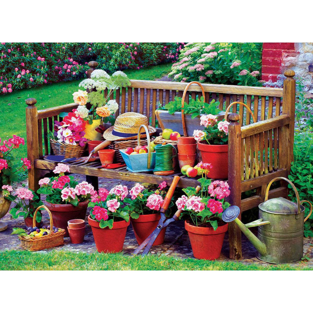 Garden Bench 1000 Piece Jigsaw Puzzle Eurographics (ONLINE ORDER ONLY)