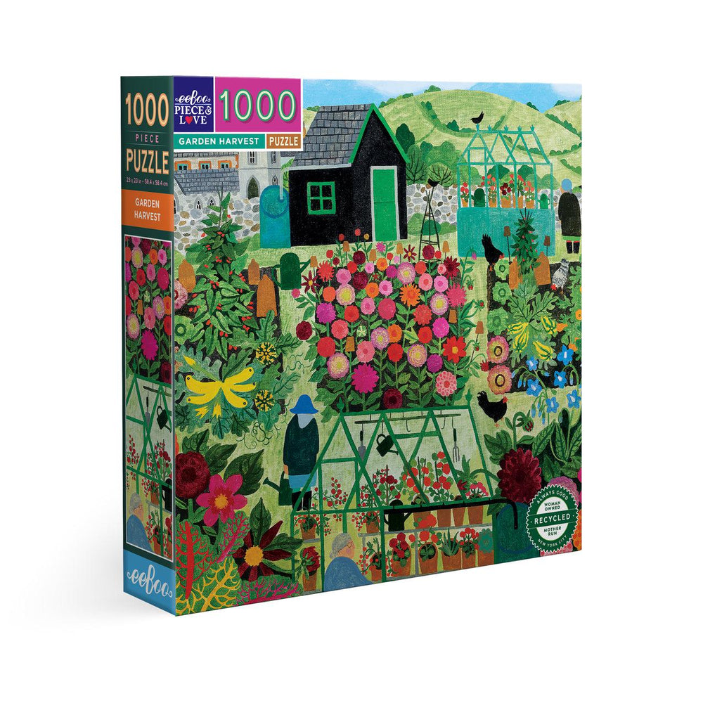 Garden Harvest 1000 Piece Jigsaw Puzzle eeBoo (ONLINE ORDER ONLY)