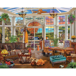 Garden Room 1000 Piece Jigsaw Puzzle White Mountain (ONLINE ORDER ONLY)