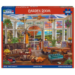 Garden Room 1000 Piece Jigsaw Puzzle White Mountain (ONLINE ORDER ONLY)