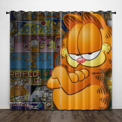 Garfield Curtains Pattern Blackout Window Drapes (Online Order Only)