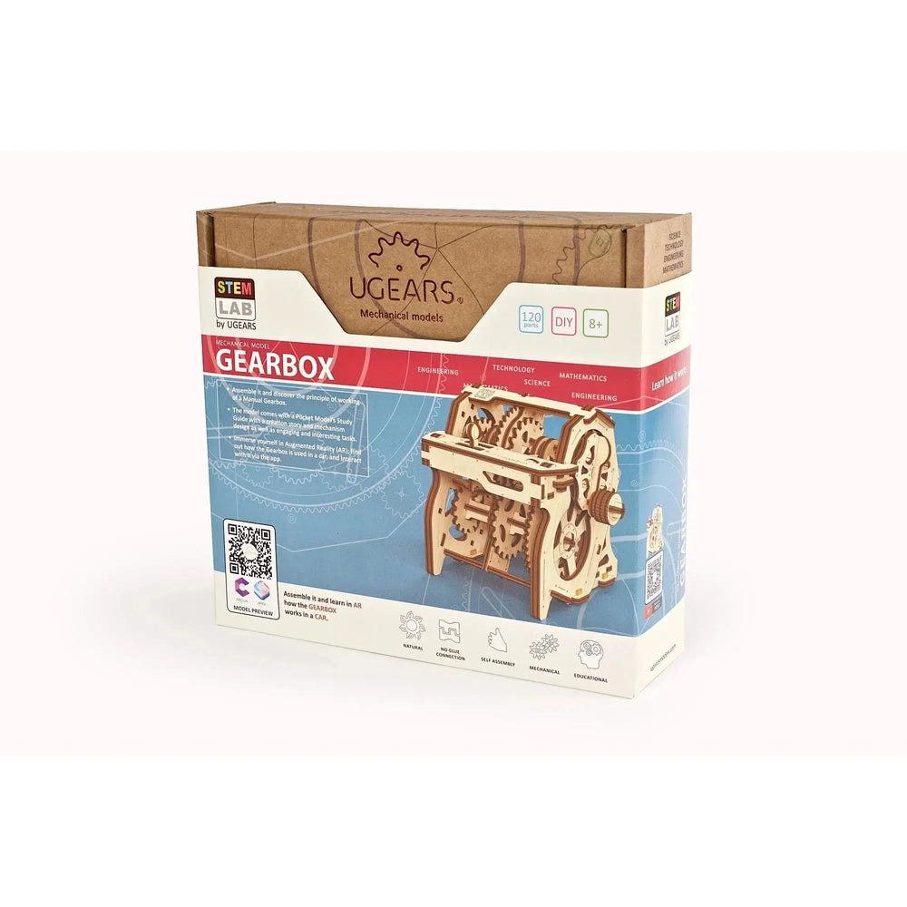 Gearbox 3D Wood Model Kit UGEARS (ONLINE ORDER ONLY)
