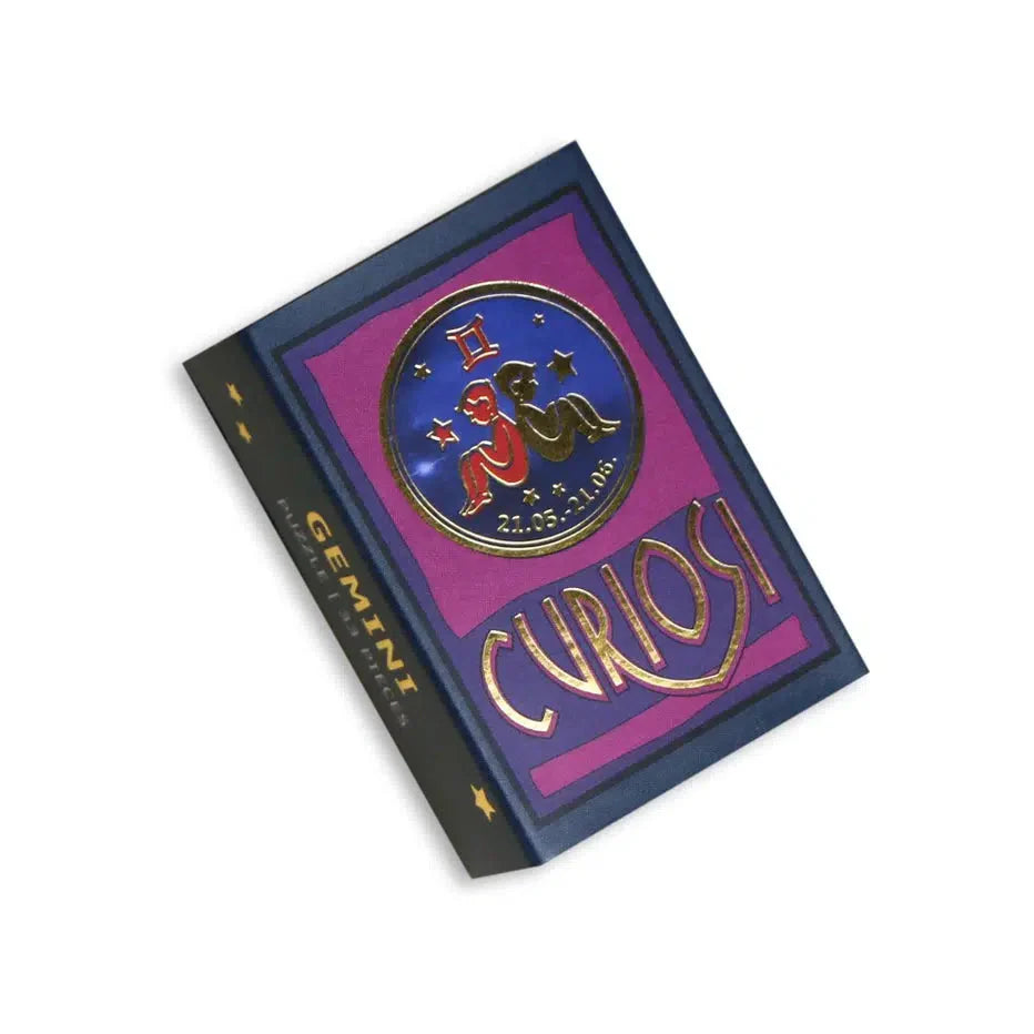 Gemini Zodiac 33 Piece Mini Matchbox Jigsaw Puzzle Curiosi (ONLINE ORDER ONLY)