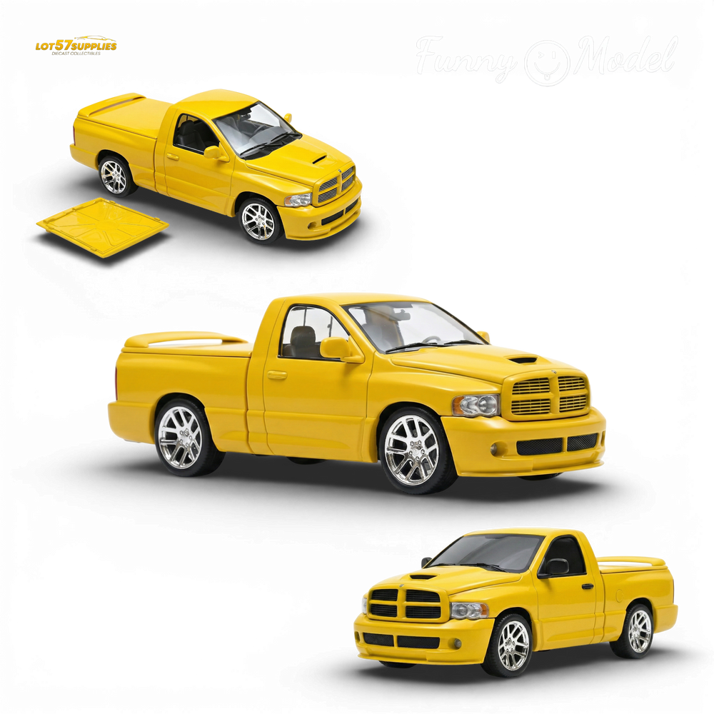 (Pre-Order) Funny Model 2004 Dodge RAM SRT-10 - Yellow Fever 1:64 (ONLINE ORDER ONLY)