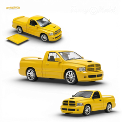 (Pre-Order) Funny Model 2004 Dodge RAM SRT-10 - Yellow Fever 1:64 (ONLINE ORDER ONLY)