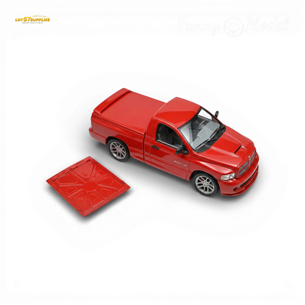 (Pre-Order) Funny Model 2004 Dodge RAM SRT-10 - Flame Red 1:64 (ONLINE ORDER ONLY)